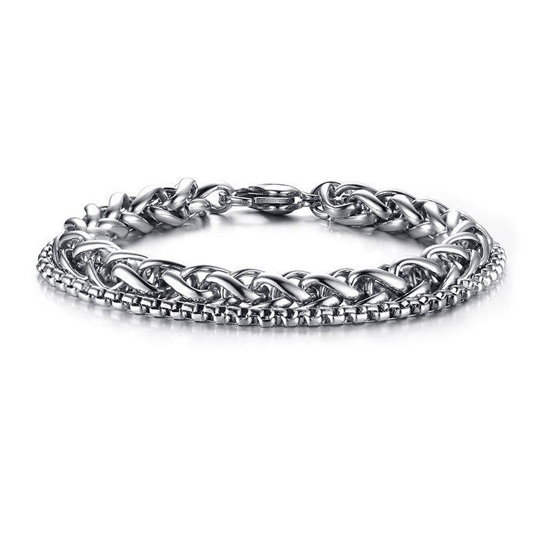 Men's Fashion Niche Design Cold Style Single Bracelets