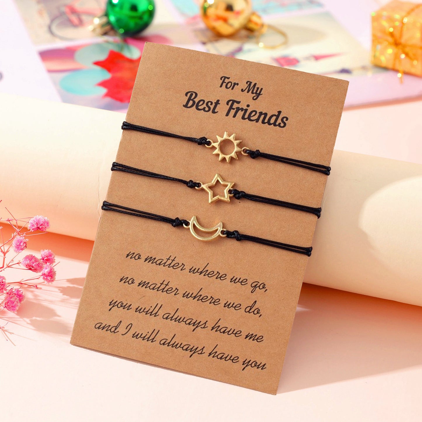 Moon Star Theme Creative Good Friends Sisters Bracelets
