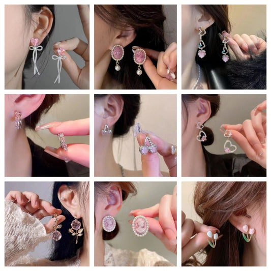 Stall Night Market Fashion Live Ear Earrings