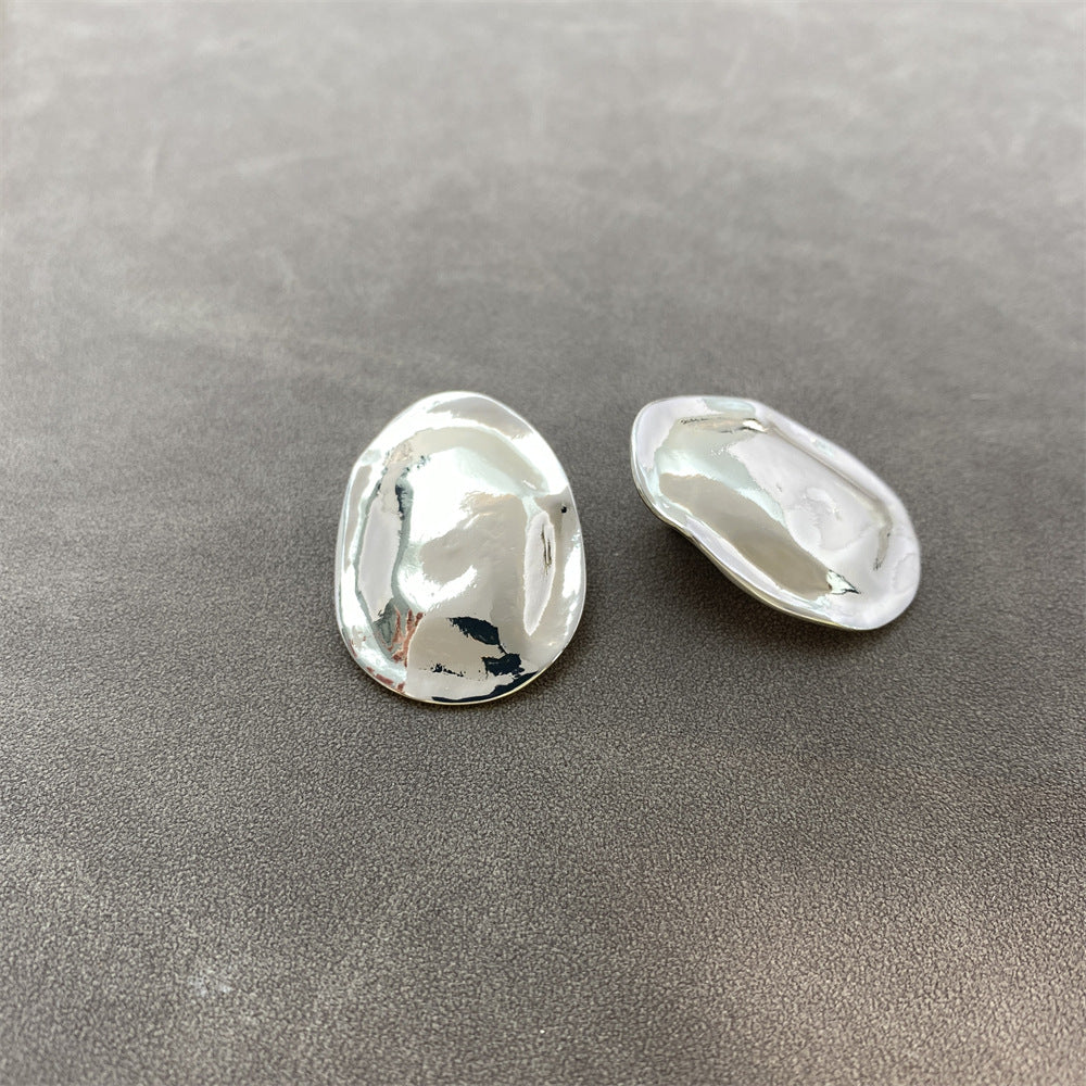 Women's Glossy Niche High-grade Irregular Exaggerated Trendy Earrings