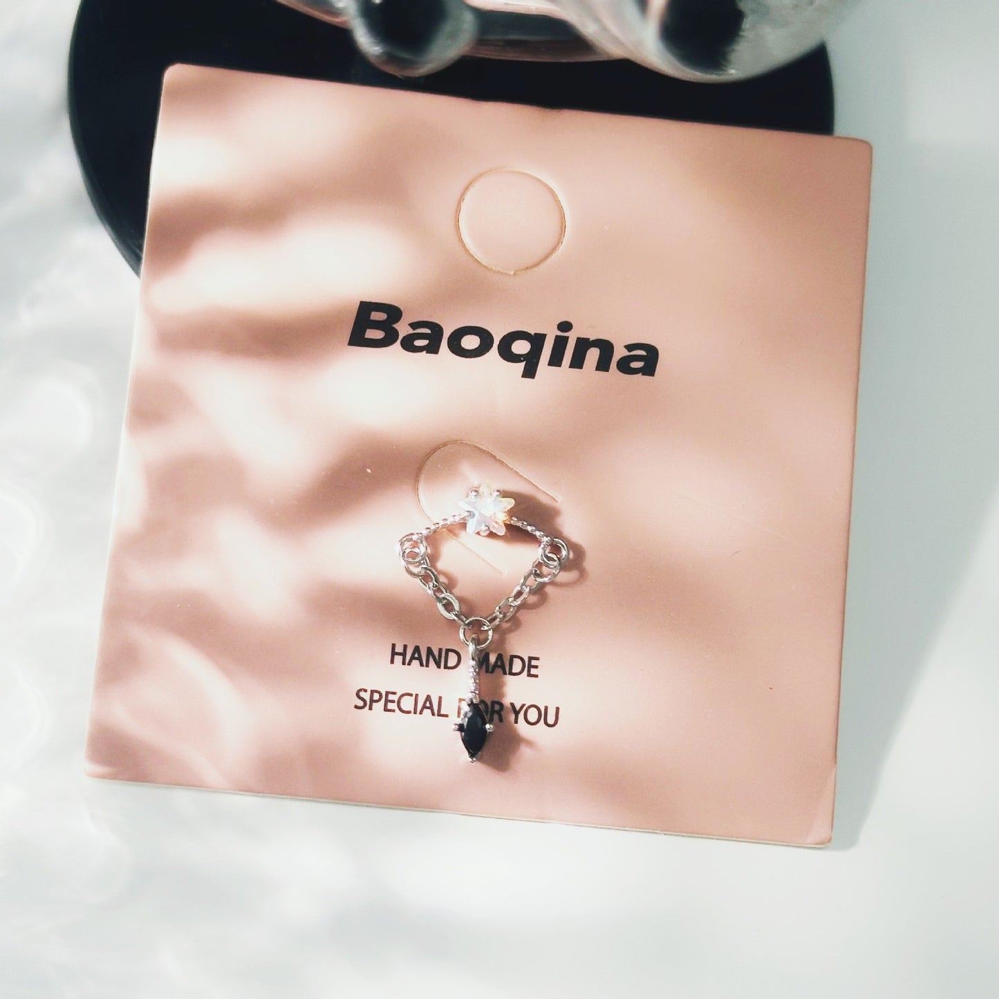 Titanium Steel Niche Super Flash Ear Bone Pin Small Earrings