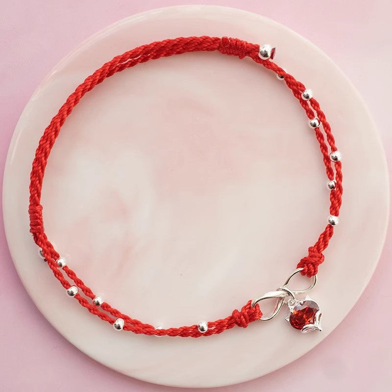 Rope Zircon Foot Chain Fairy Ankle Bracelets