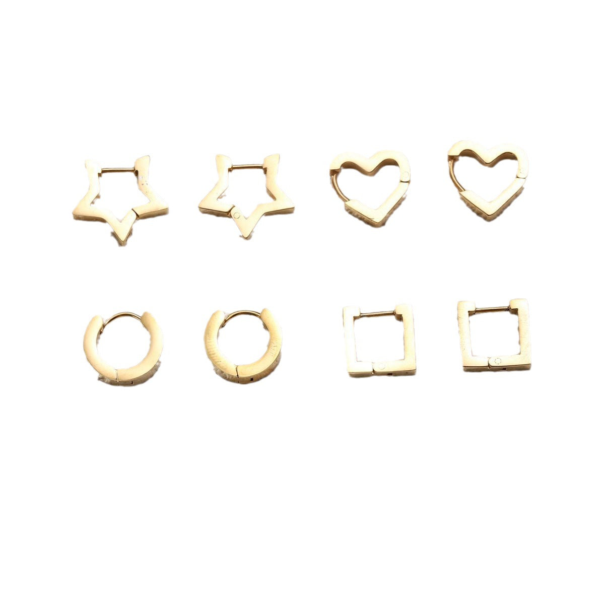 Trendy High-grade Titanium Steel Niche Sense Earrings