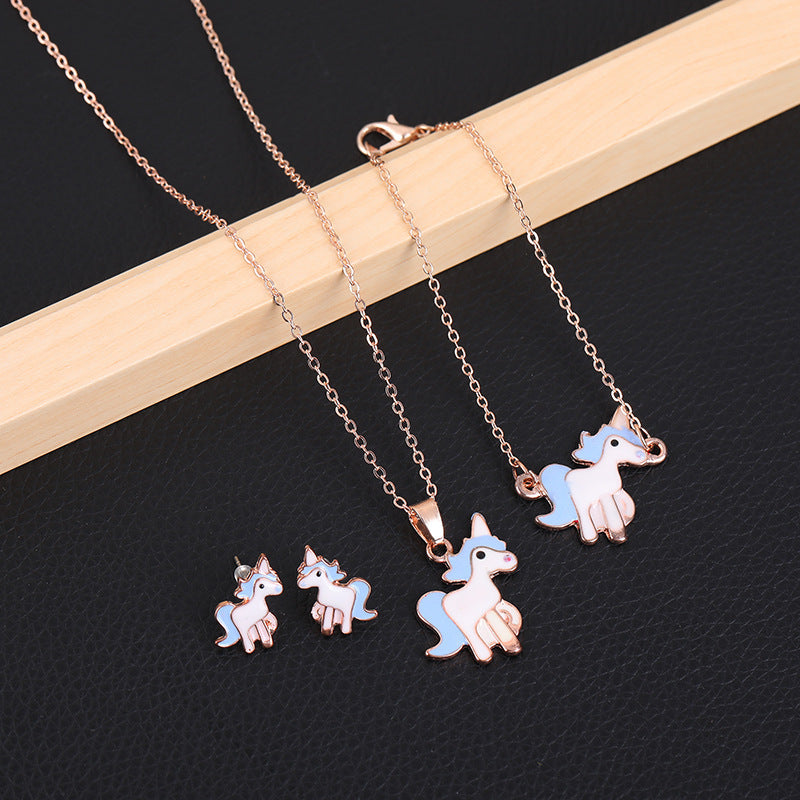 Dripping Oil Cartoon Unicorn Sweet Cute Bracelets