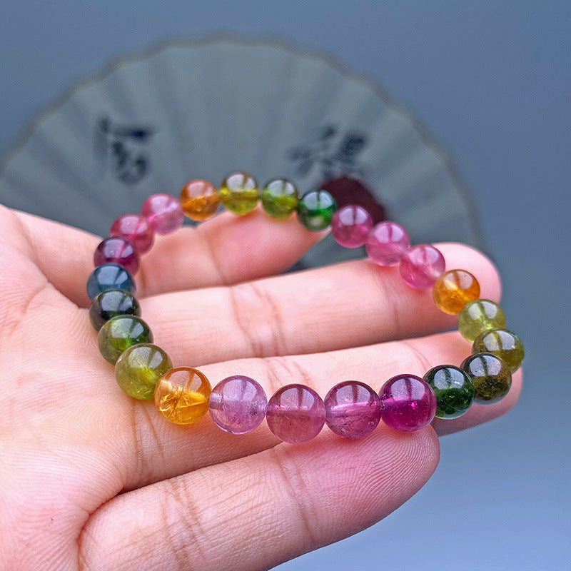 Tourmaline Rainbow Candy Color Brazil Ornament Bracelets
