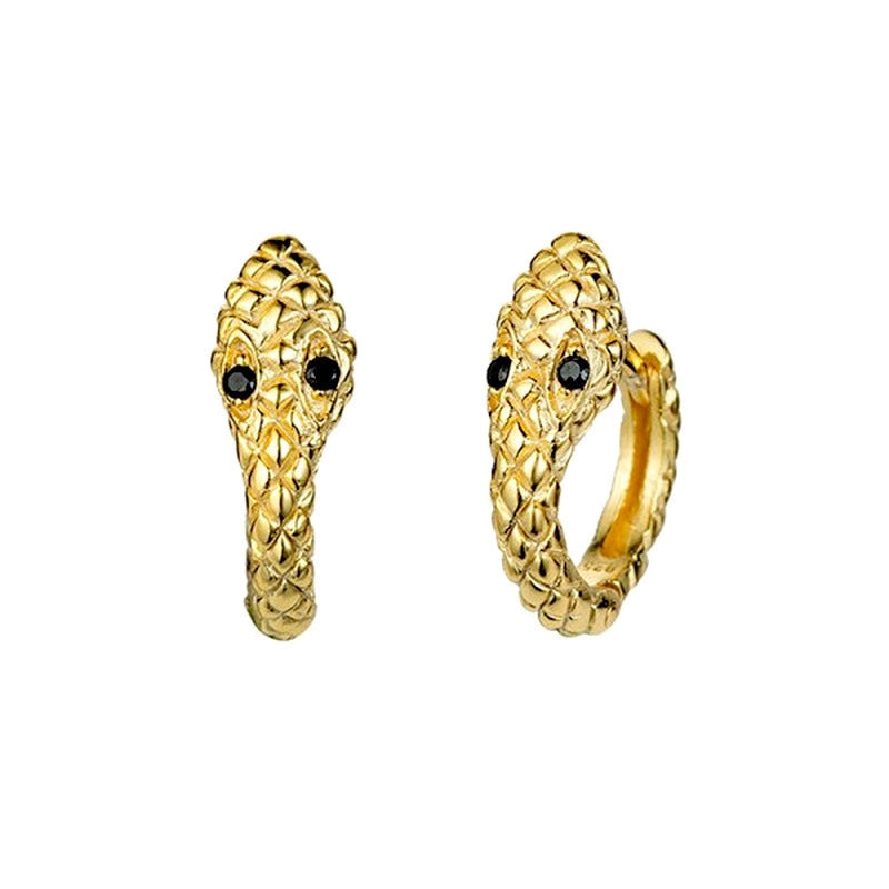 Exaggerated Snake Graceful Personality Pattern Ear Earrings