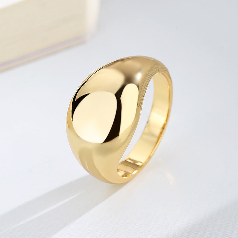 Anchor Female Nude Simple Fashion Starry Rings
