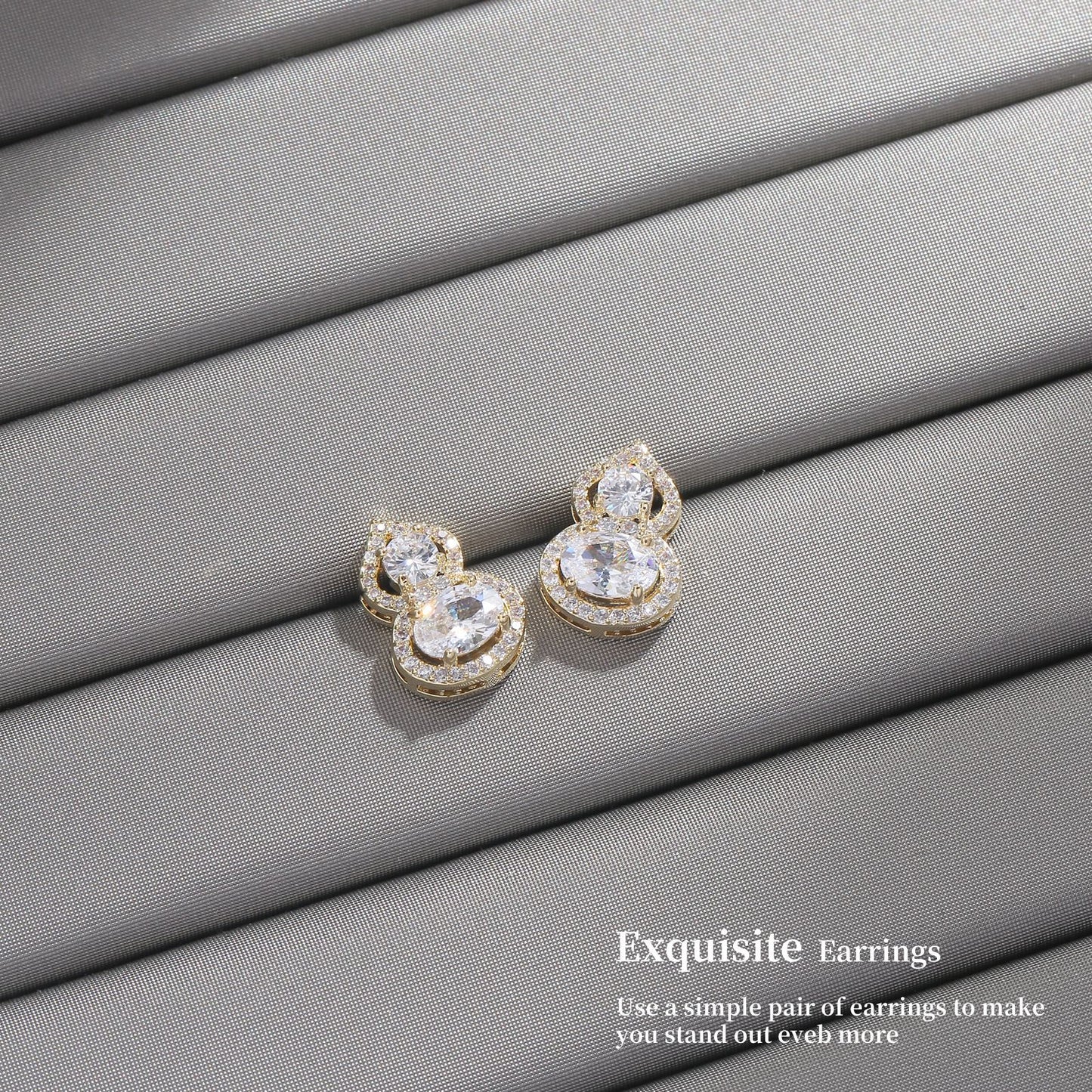Women's Gourd High-grade Fashion Light Luxury Minority Earrings