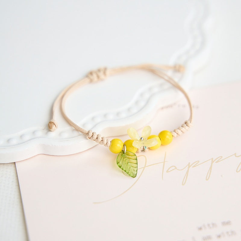 Osmanthus Design Mori Style Fairy Female Bracelets