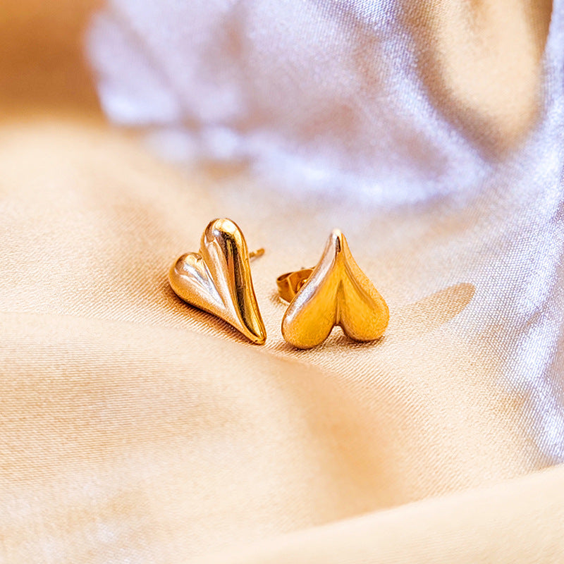 Popular Gold Stainless Steel Personalized Love Rings