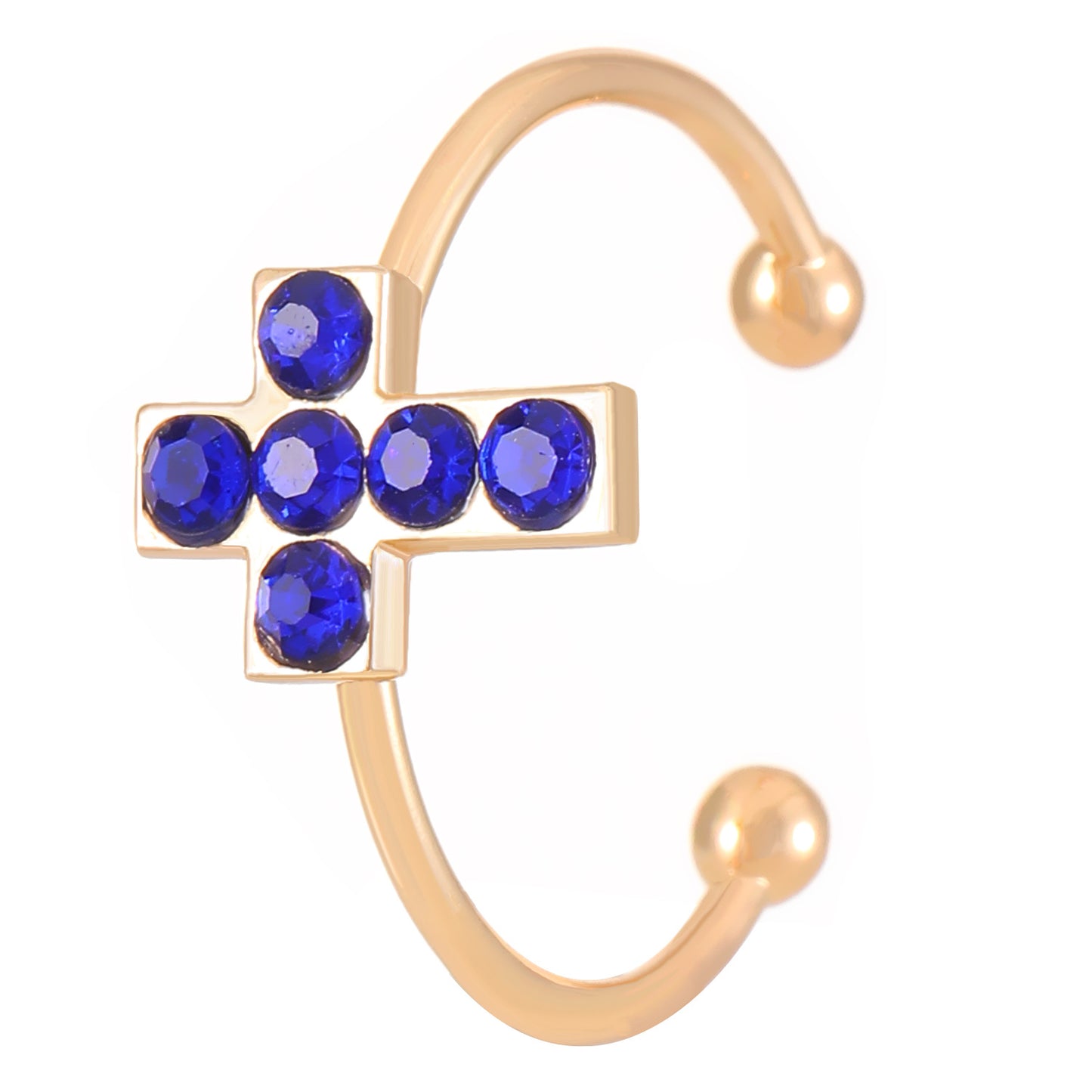 Love Cross Open Female Special Interest Rings