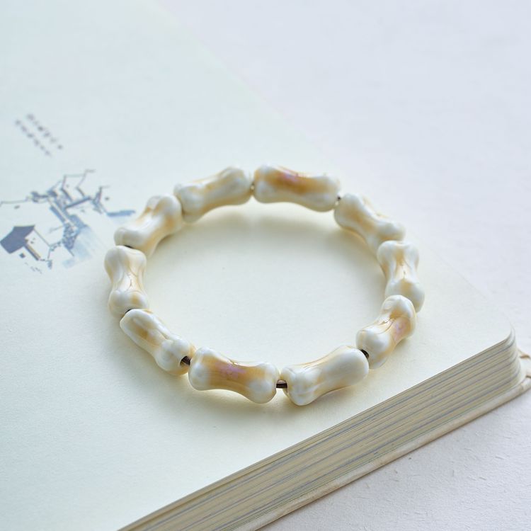 Men's Bone Ceramic Female Beaded Chinese Couple Mori Bracelets