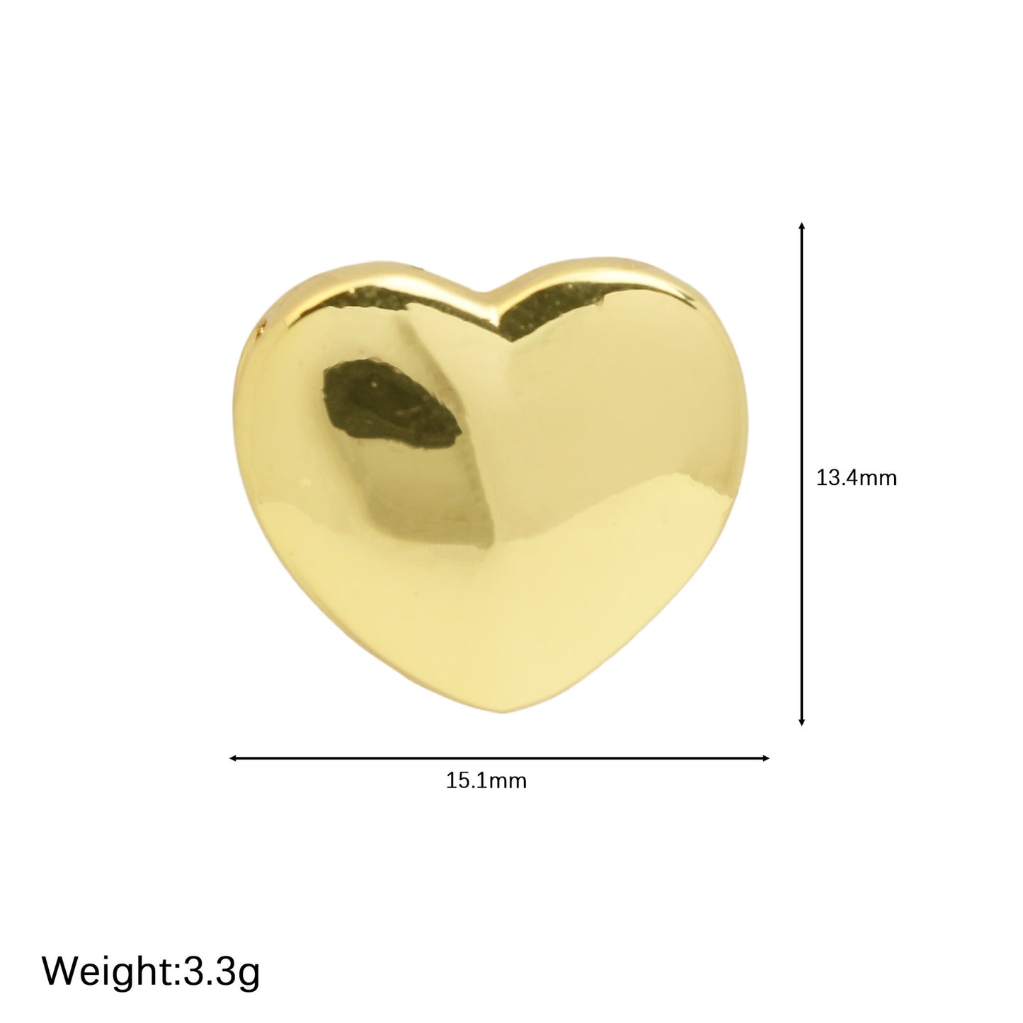 Golden Chubby Balloon Bubble Zircon Letter Bracelets