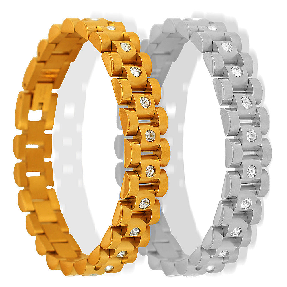 Watch Chain Plated High-grade Trendy Metal Bracelets