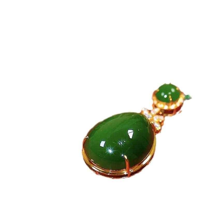 Jade Old Materials Opal Line Sky Necklace