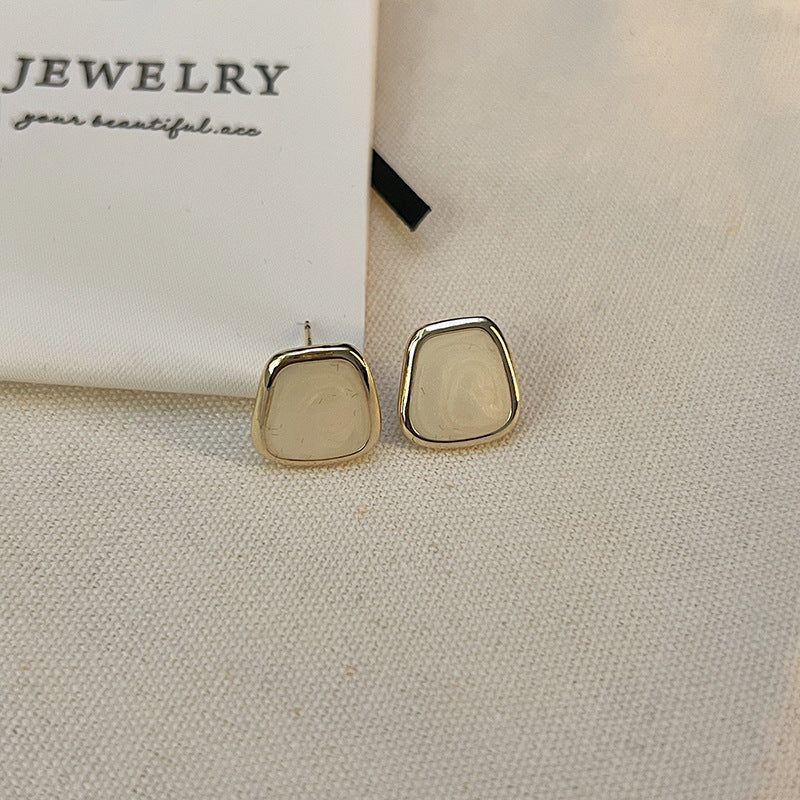 Women's Mori Style French Retro Camellia For Design Earrings