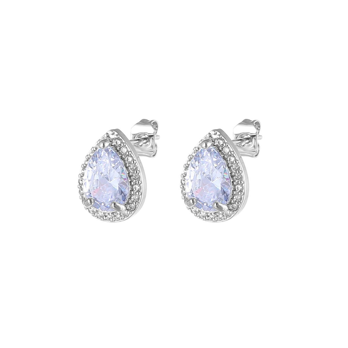 Men's Classic Large Drop Zircon Hip Hop For Stud Earrings