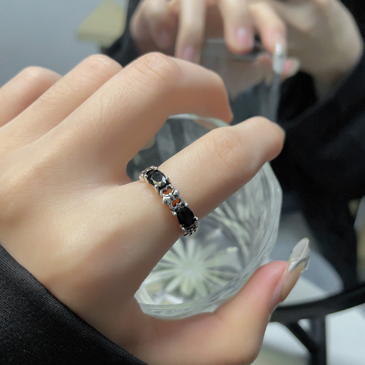 Pair Simple Gift Male Index Finger Rings