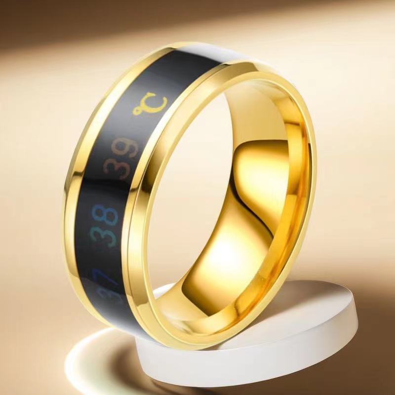 Men's Stainless Steel Smart Trendy Cold Hip Rings