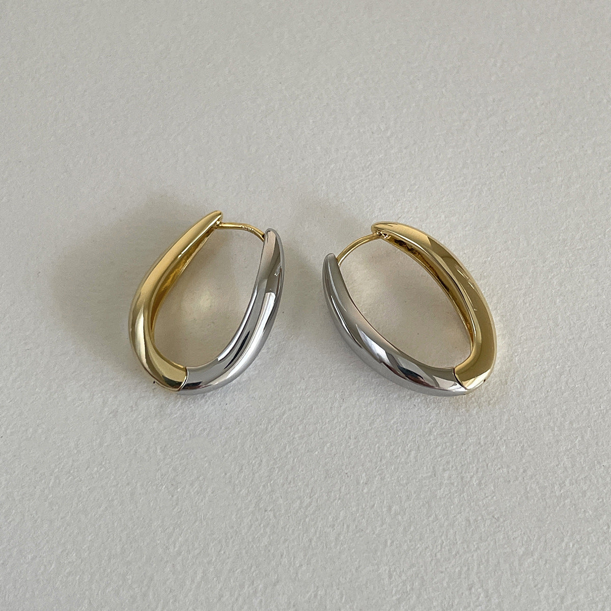 Women's Style Gold Sier Contrast Light Luxury High-grade Rings