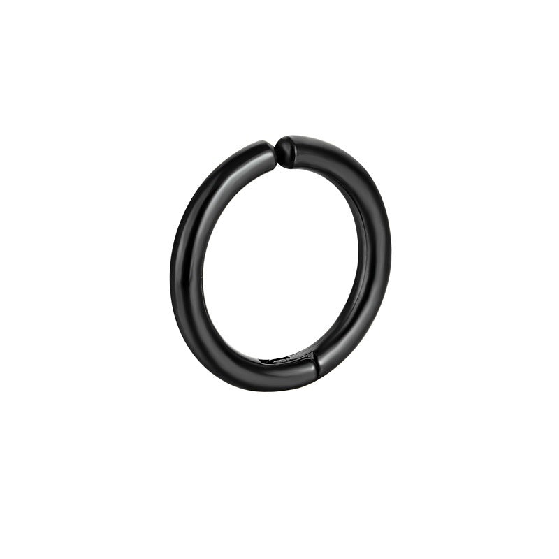 Stainless Coil Ear Clip Jewelry Arc Earrings