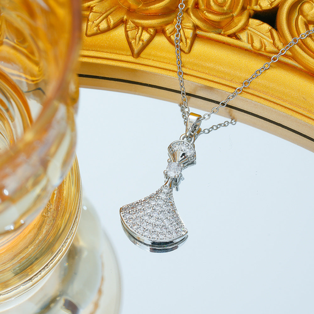 Women's Diamond Small Skirt Low Luxury Simple Pendants