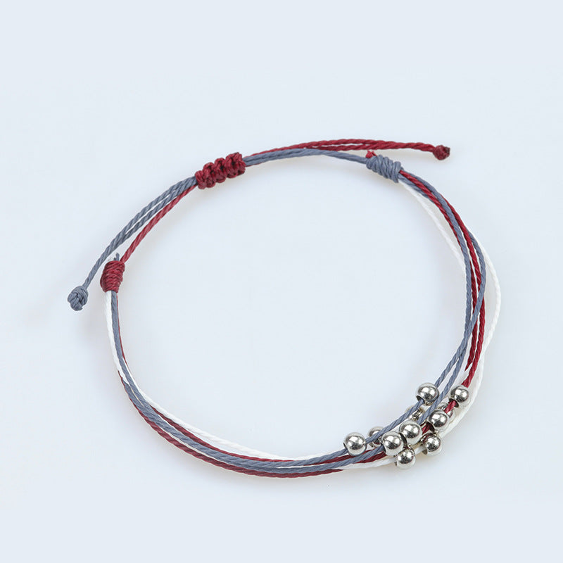 Bohemian Taiwan Wax Line Hand-woven Thread Bracelets