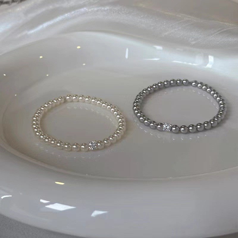 Women's French Sweet Pearl Geometric High-grade Exquisite Bracelets
