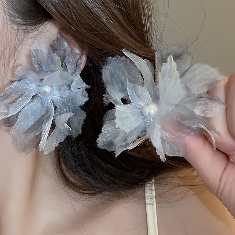 Needle Transparent Resin Geometric Simple High Earrings