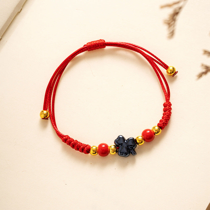 Ornament Woven Female Antique Ethnic Style Bracelets