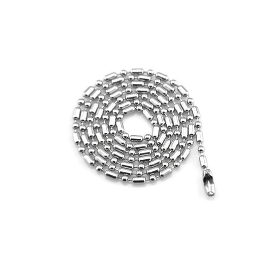 Man's Stainless Steel Titanium Bamboo Female Chain Necklaces