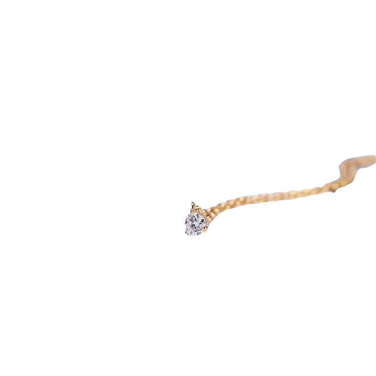 Light Luxury Simple Clavicle Chain Sterling Sier Gold Necklaces