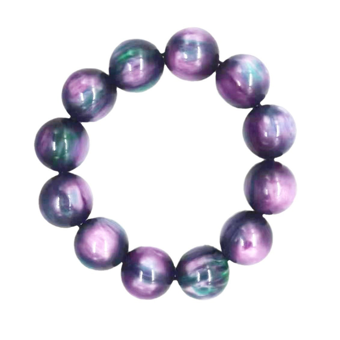 Willow Colorful Beads Second Generation Resin Crafts Beaded Live Broadcast Bracelets