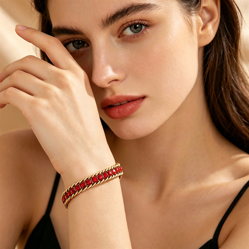 Women's Titanium Steel Fashionable Light Luxury High-grade Stainless Bracelet