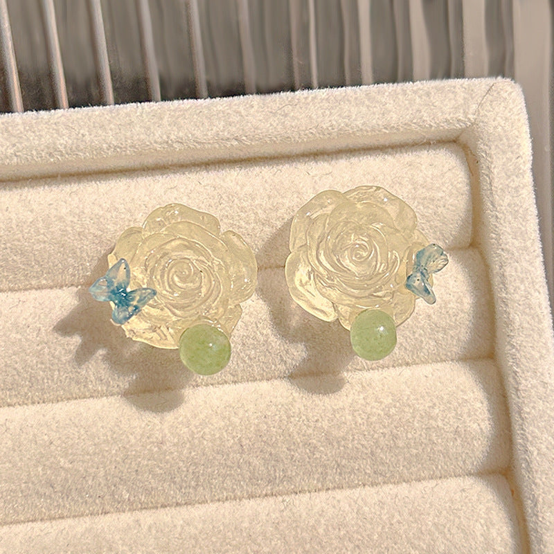 Women's Pin Korean Flower Butterfly High-grade Imitation Rings