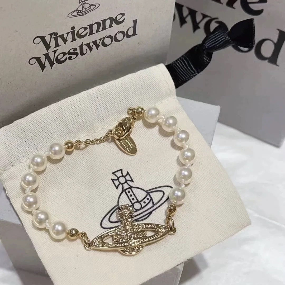 Mother Of The West Classic Saturn Pearl Bracelets