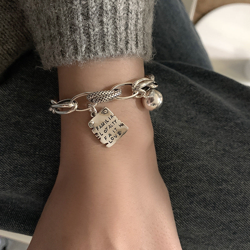 Women's Style Sterling Sier Light Luxury High Bracelets
