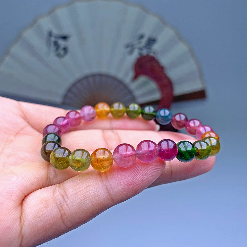 Tourmaline Rainbow Candy Color Brazil Ornament Bracelets