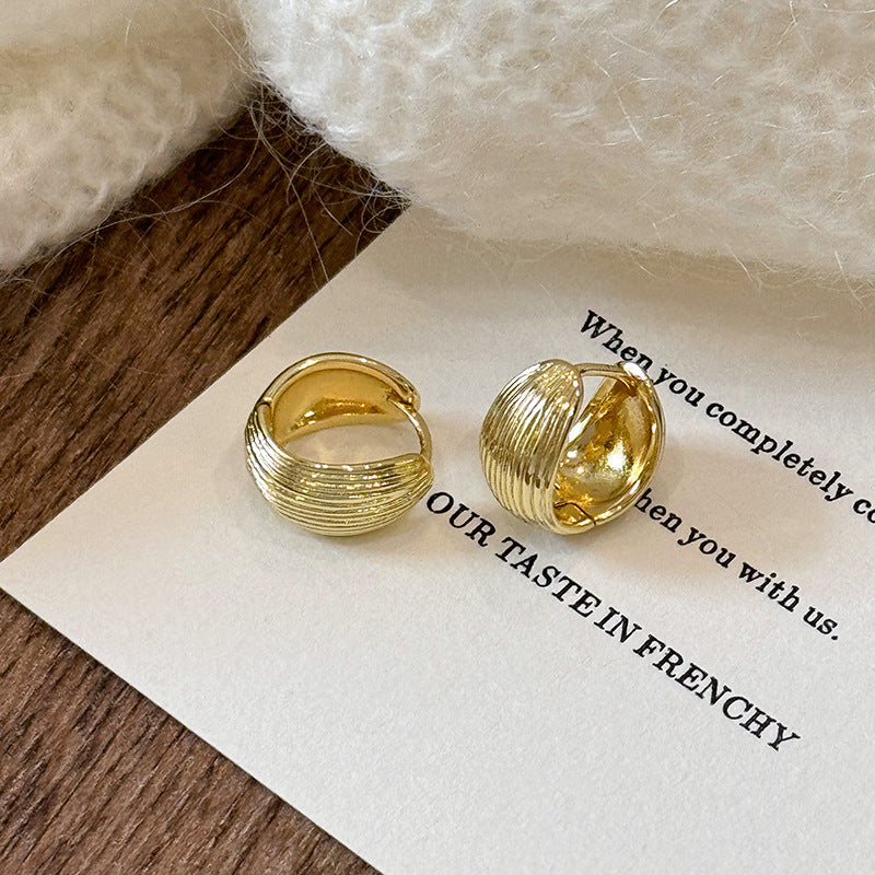 Women's Pattern For Simple Metal Ear Clip Earrings