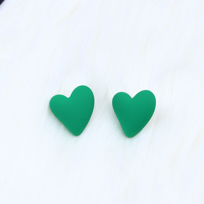 Women's Story Yellow Heart Shaped Valentine's Day Earrings