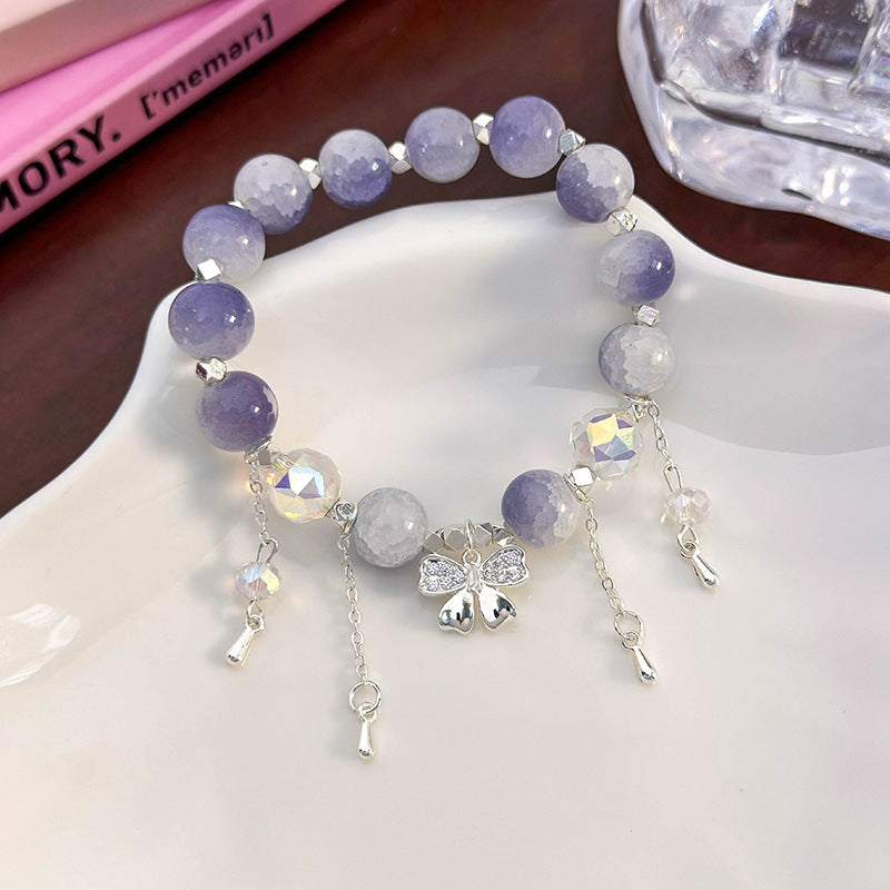 Floral Butterfly Angel Niche Color Size Double Stitching Cracked Bracelets