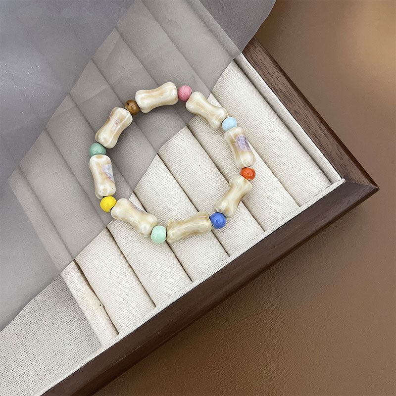 Niche Retro Chinese Beaded Handmade Stall Bracelets