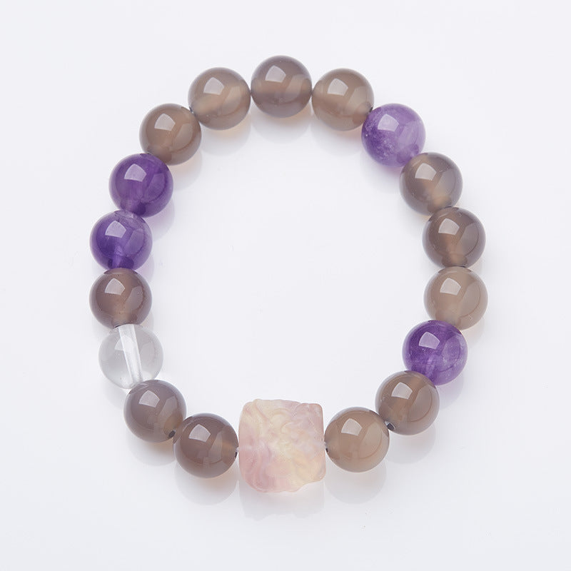 Agate National Style Design Fluorite Live Bracelets