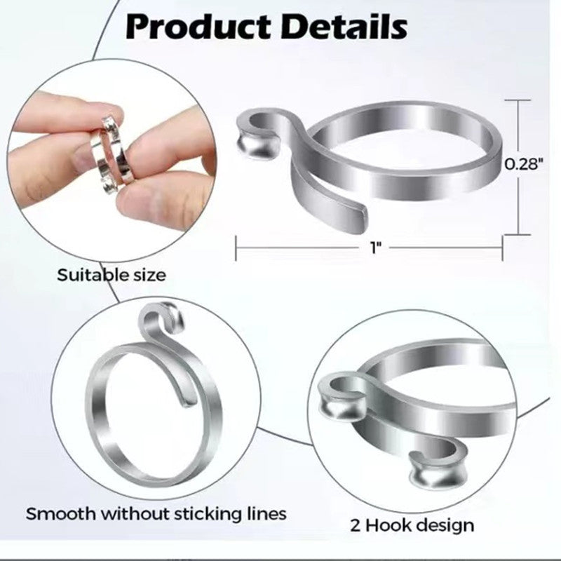 Thread Personalized Ribbon Jewelry Hook Wool Thai Rings