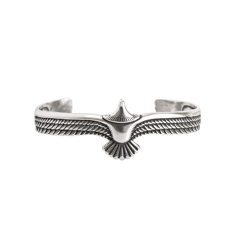 Men's Vintage Thai Sier Woven Twisted Open-ended Bracelets