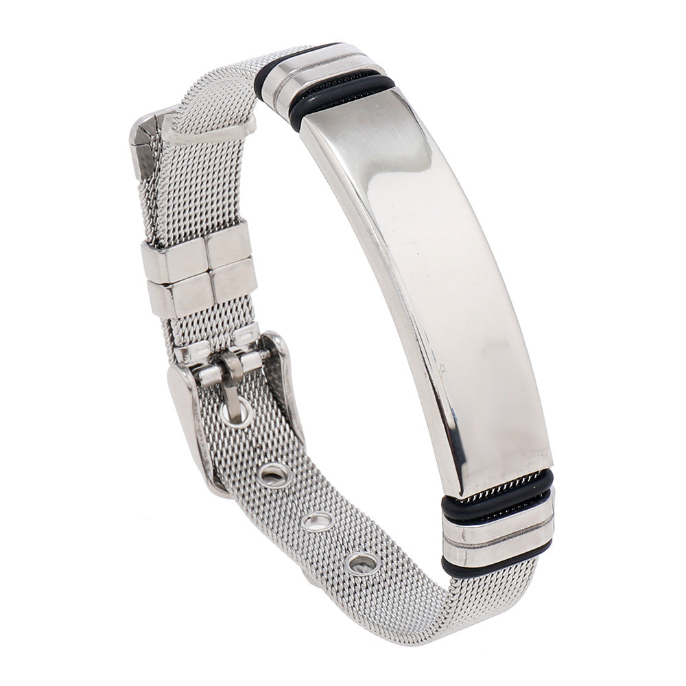 Men's Plate Fashion Titanium Steel Personal Accessories Stainless Bracelets