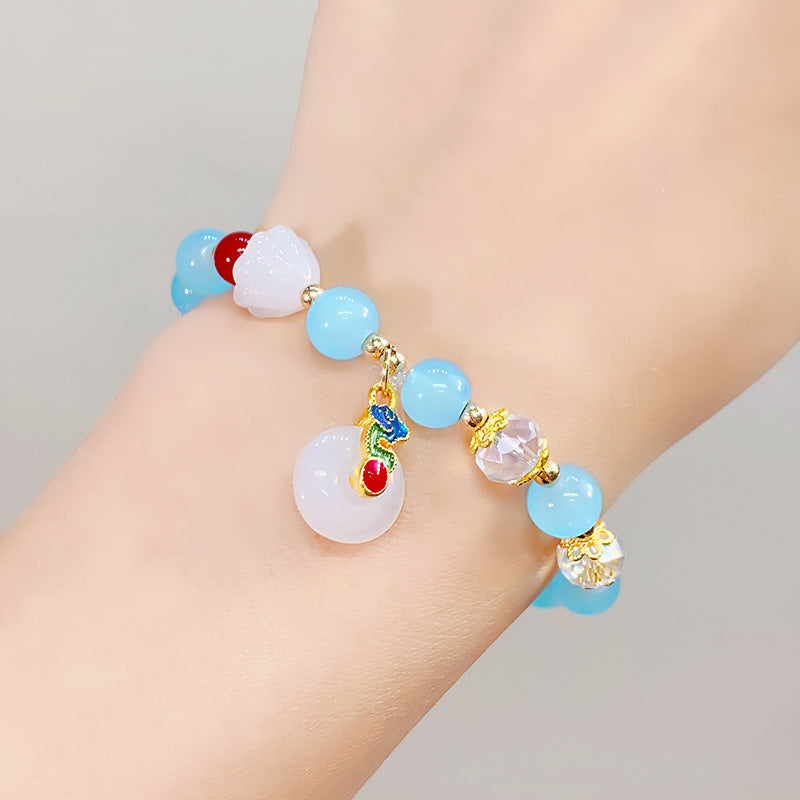 Safety Buckle Sweet Tassel Hand Toy Bracelets