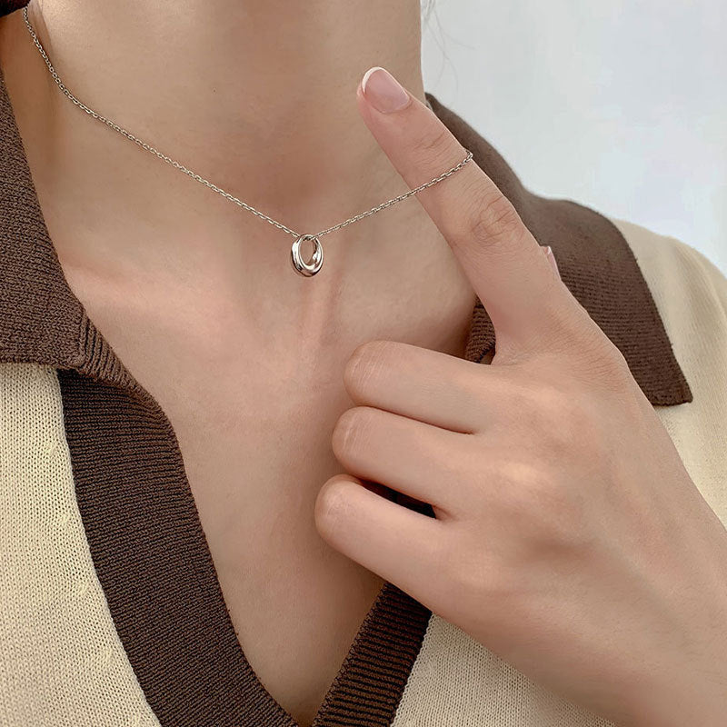 Geometric Circle Female Retro Simple Fashion Necklaces