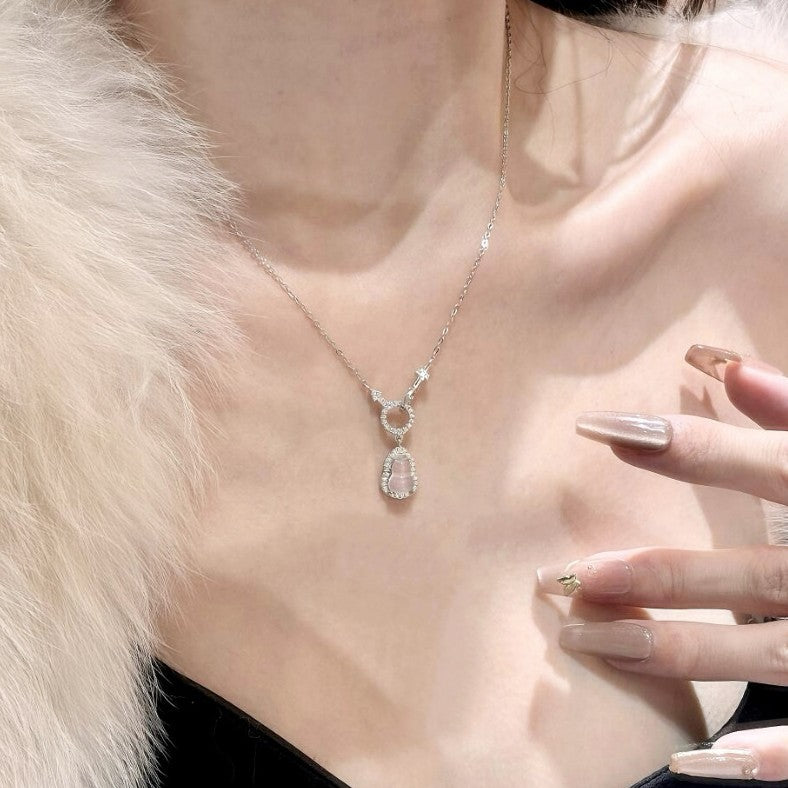 Chinese Style Gourd Light Luxury Minority Design Advanced Clavicle Chain Pendants