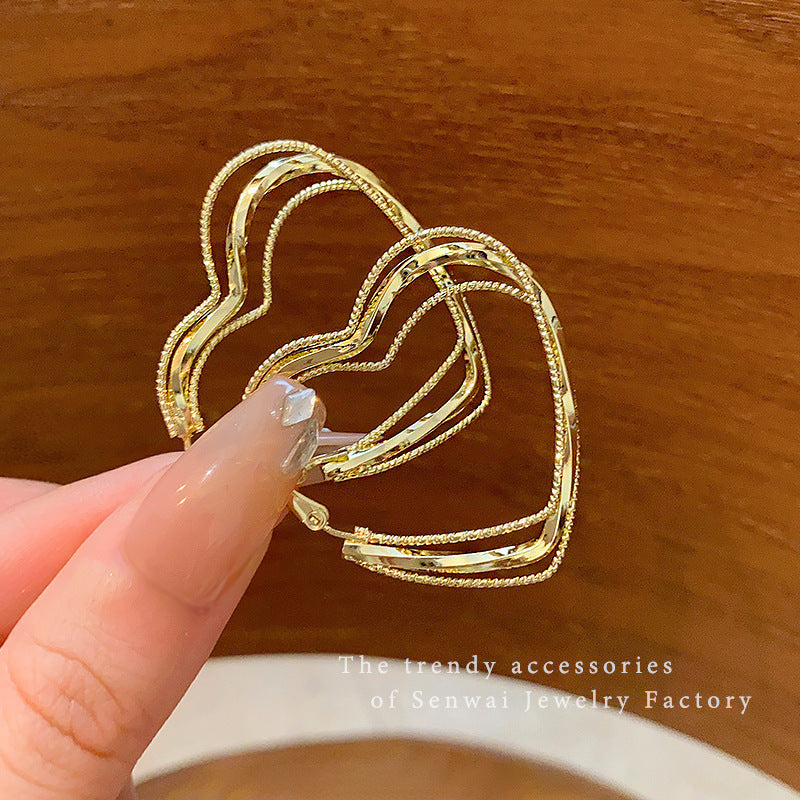 Love Hot Ear Niche Unique Design Earrings